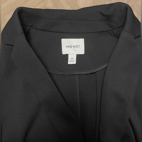 Women’s Nine West Relaxed Blazer Black Medium M NWT - Picture 3 of 5
